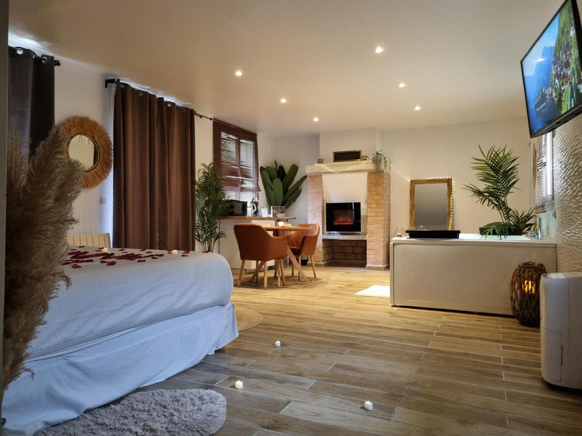Saint-Prix  Suite De Charme Avec Jacuzzi Et Jardin Privatif Paris Au Calme מראה חיצוני תמונה